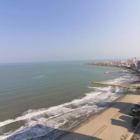 2br -vista Increble-espectacular Balcn-piso 32 Apartamento Cartagena