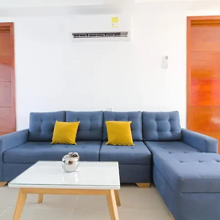 Apartment 2br -vista Increble-espectacular Balcn-piso 32 Cartagena