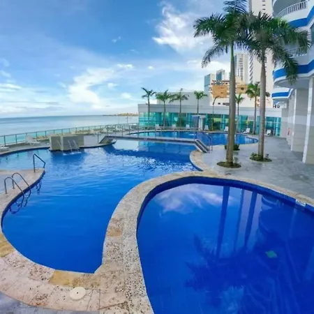 2br -vista Increble-espectacular Balcn-piso 32 Apartment Cartagena